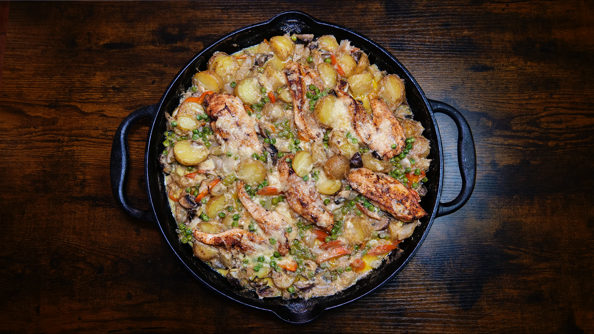 Hähnchen-Gemüse-Auflauf