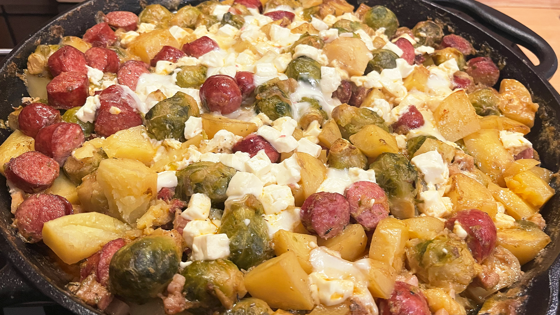 Rosenkohl-Kartoffel-Auflauf