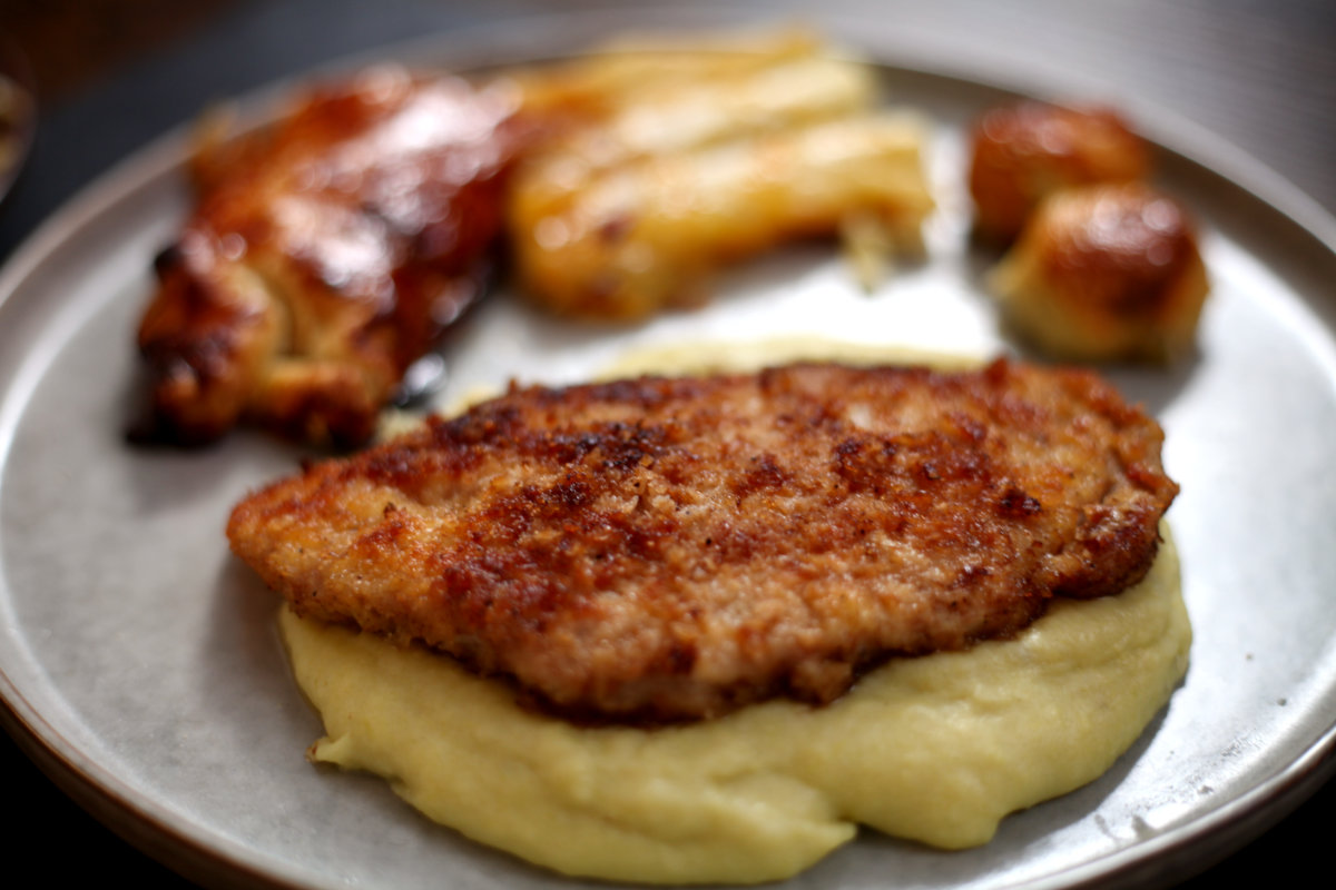 Spargel-Porree Püree