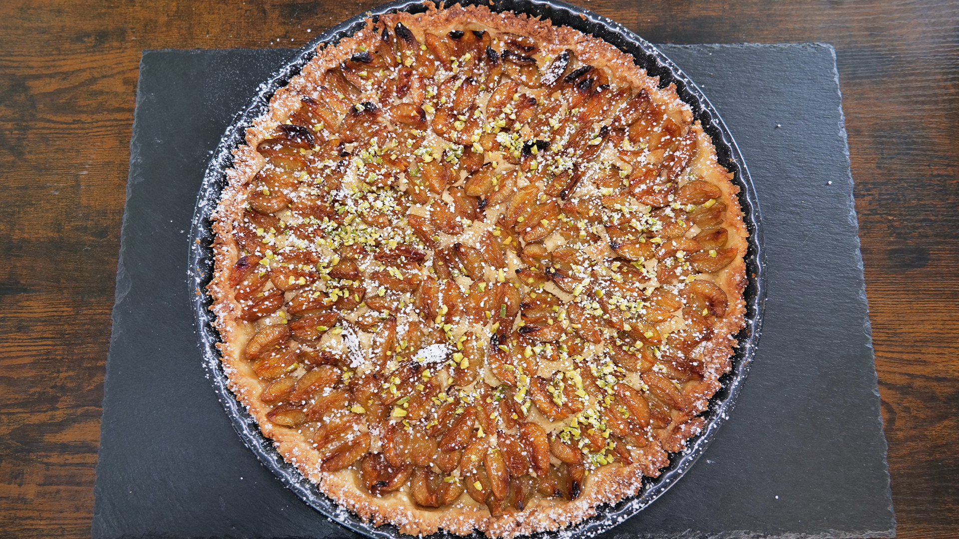 Mirabellen-Tarte mit Frangipane